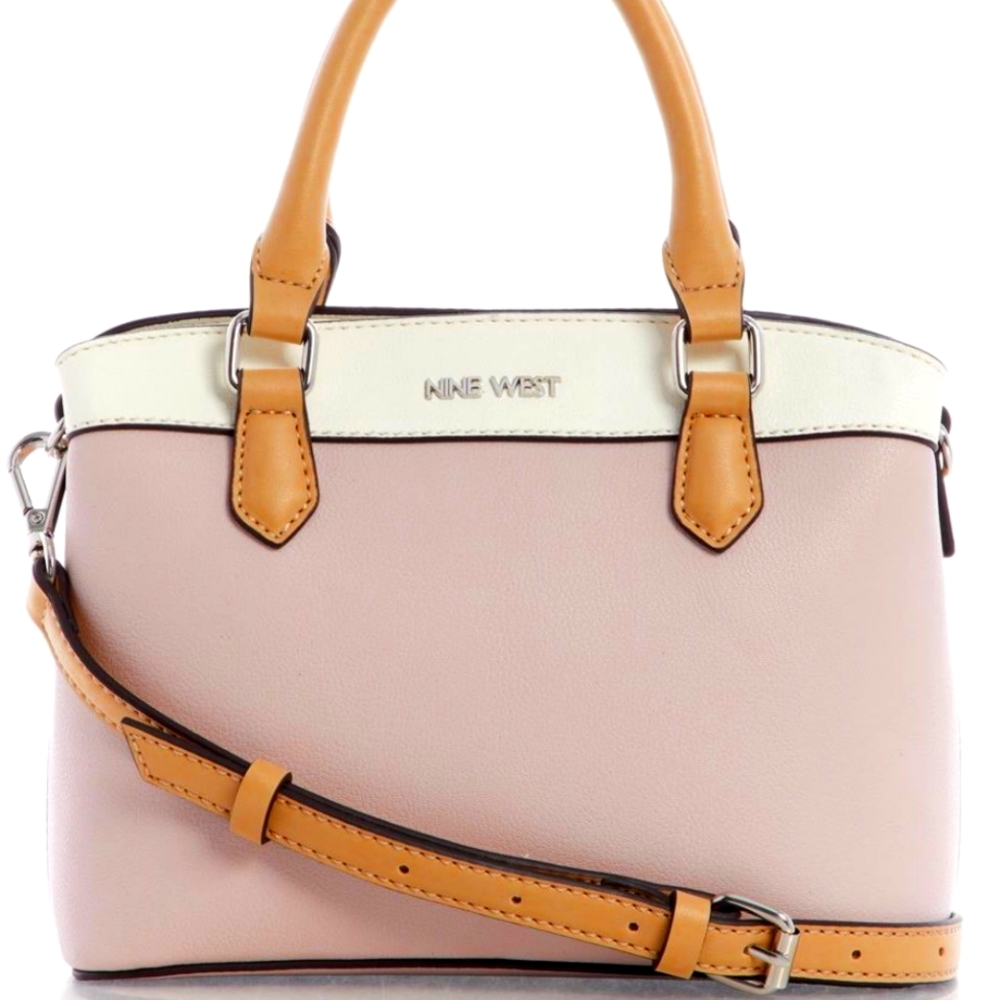 Nine West Lynn Pink Salt Multi Strap Bag